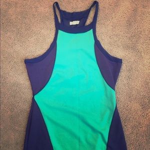 Navy and Teal Tank